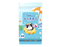 Tino小安安純水柔濕巾20抽