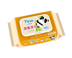 Tino小安安潔膚濕巾80抽