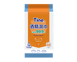 Tino小安安防疫酒精濕巾20抽