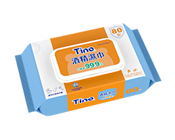 Tino小安安防疫酒精濕巾80抽