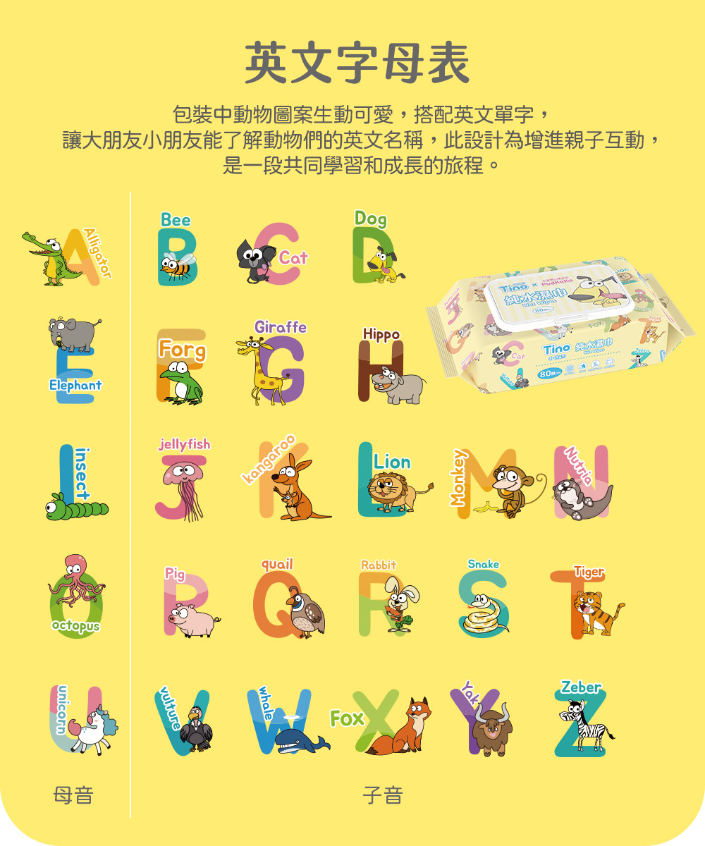 Tino 純水濕巾 產品介紹 Tino 純水濕巾 產品介紹